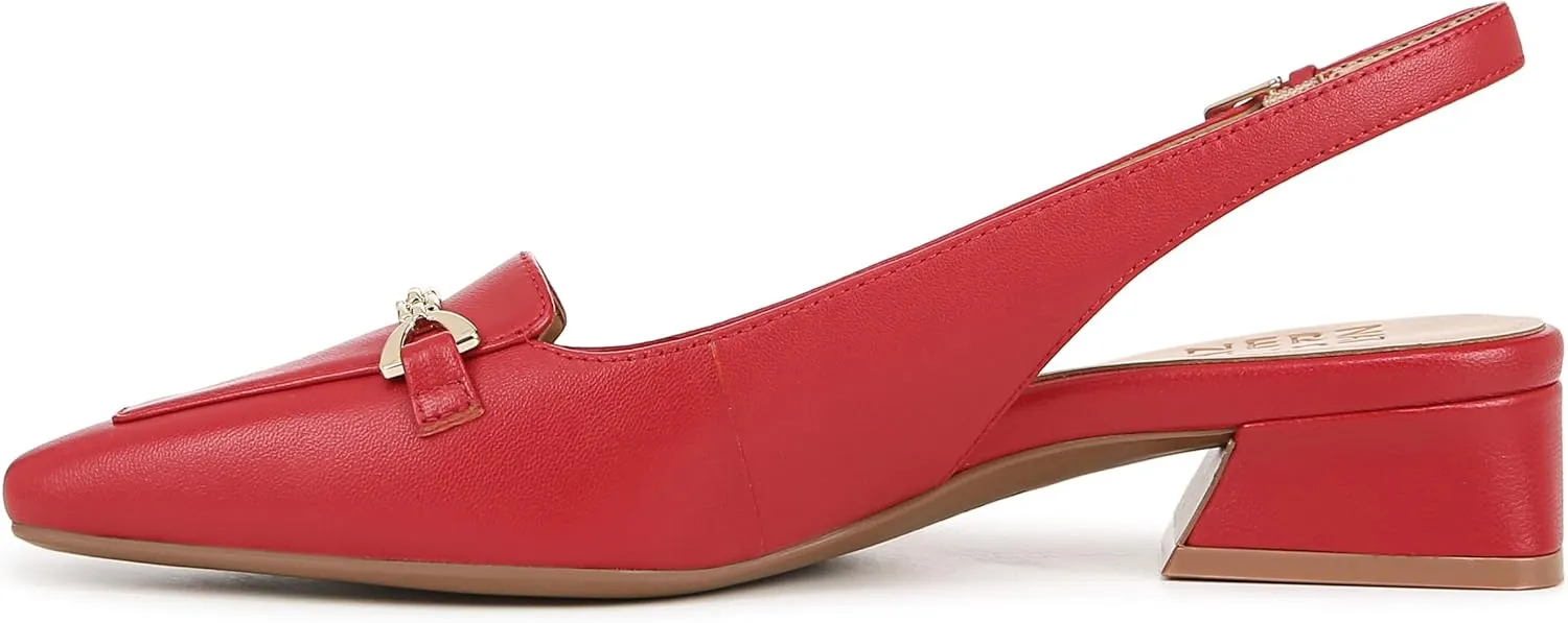 Naturalizer Women's Lindsey Slingback Pointed Toe Low Block Heel Pump