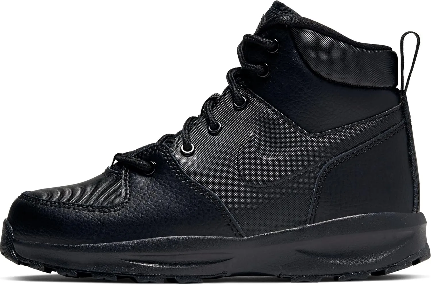Nike Manoa LTR (Little Kid) Black/Black/Black