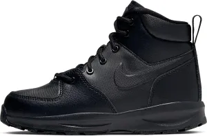 Nike Manoa LTR (Little Kid) Black/Black/Black