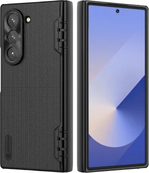 Nillkin for Samsung Galaxy Z Fold 6 Case with Screen Protector, Hinge Protection, Frosted Matte Texture Ultra Slim Fit Protective Phone Case for Galaxy Z Fold 6 Black