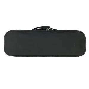 Oblong 4/4 Violin Case - Black with Wine Interior