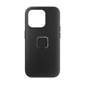 OLD VERSION - NO ACTION BUTTON - Peak Design Mobile Everyday Case Compatible with iPhone 15 Pro - Charcoal Gray