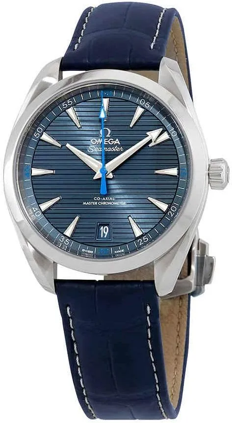 Omega Seamaster Aqua Terra Co-Axial Chronometer Automatic Blue Dial Men's Watch 220.13.41.21.03.002
