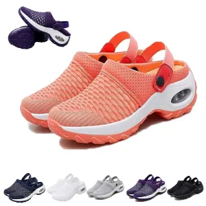 Orthopedic Clogs for Women, Orthopedic Slip On Shoes for Women, Orthopedic Sandals for Women, Womens Orthopedic Clogs (7,Orange)