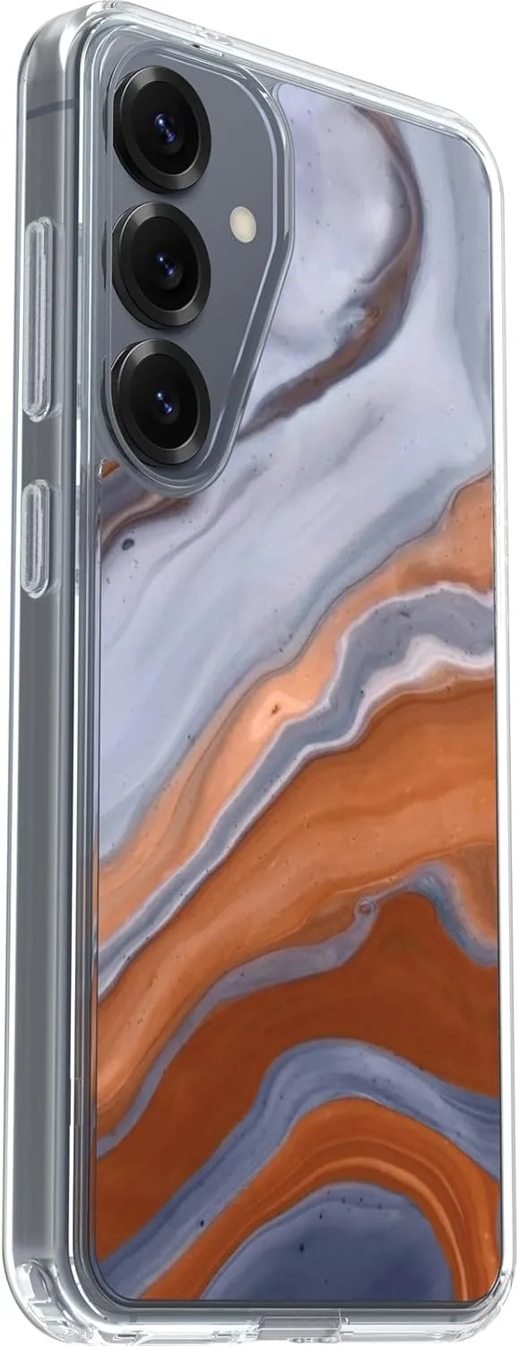 OtterBox Samsung Galaxy S25 Symmetry Series Clear Magnet Case - High Desert Marble (Blue)