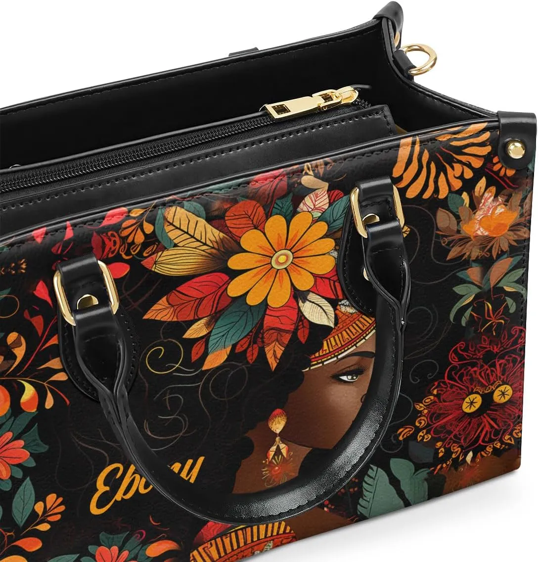 Personalized Leather Handbag For Black Women