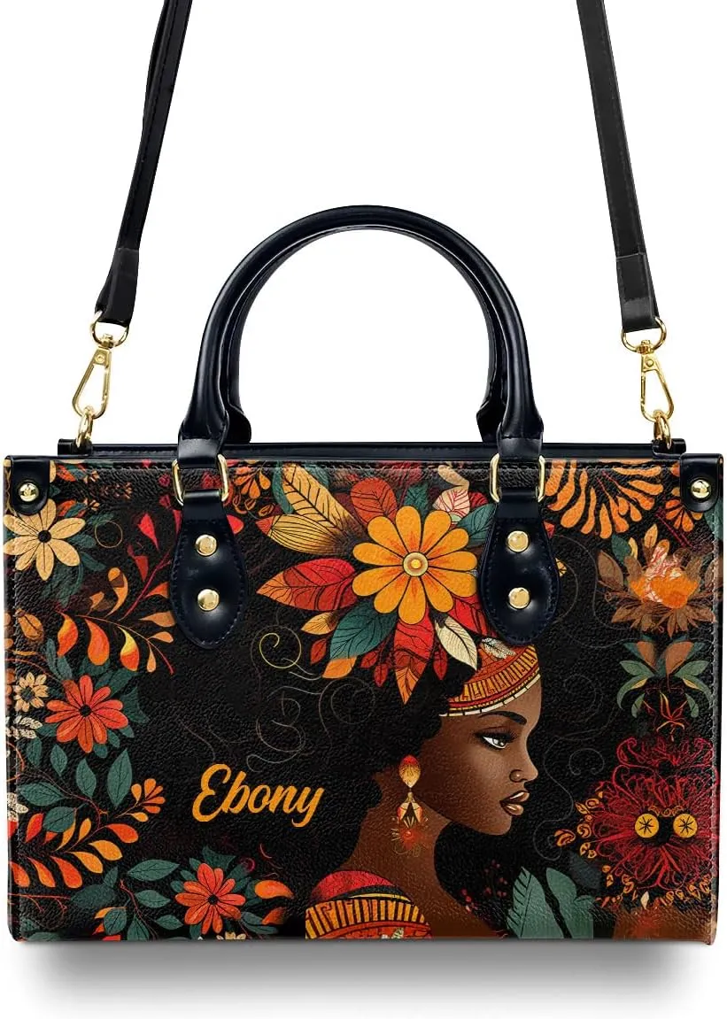 Personalized Leather Handbag For Black Women