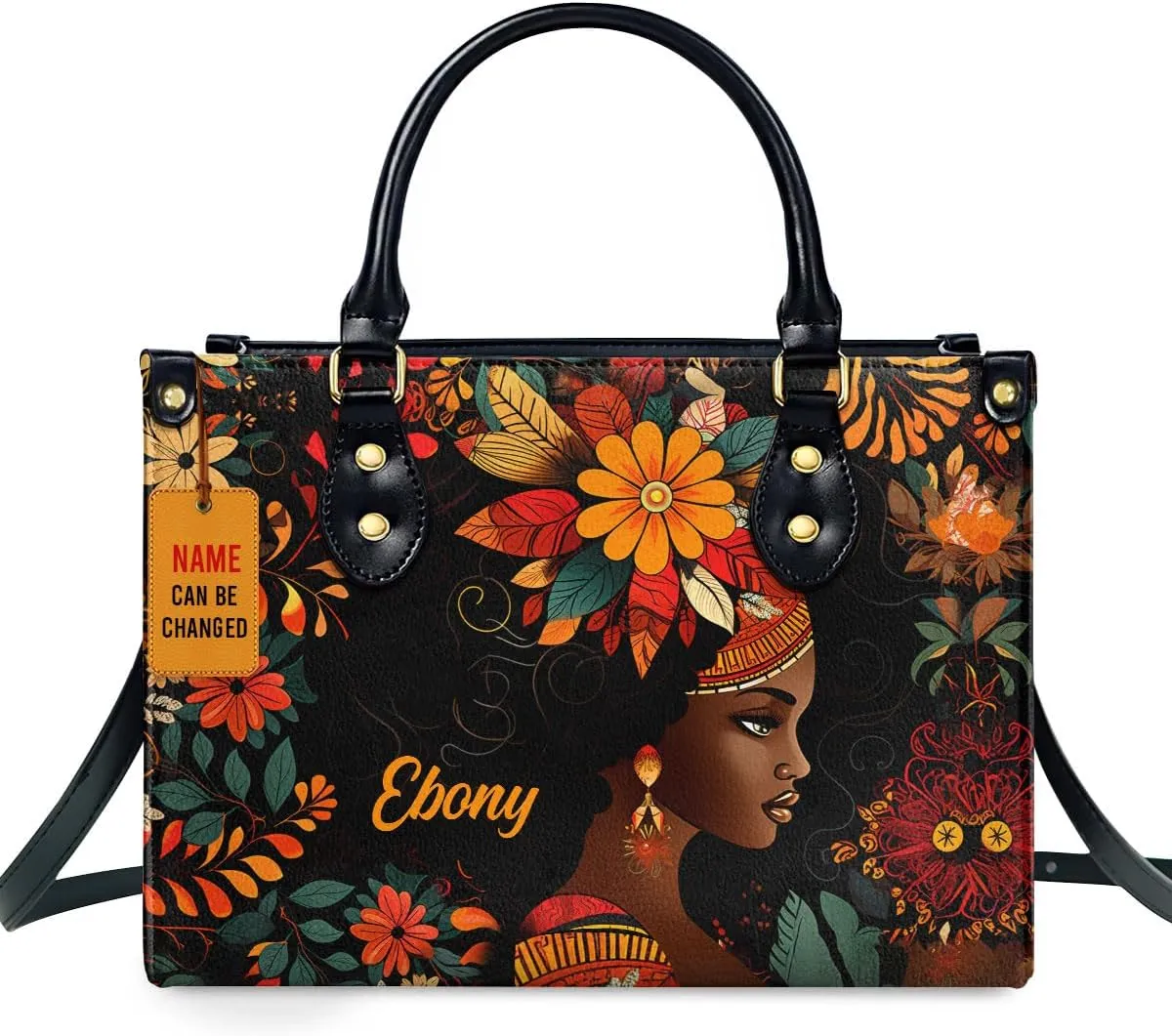 Personalized Leather Handbag For Black Women