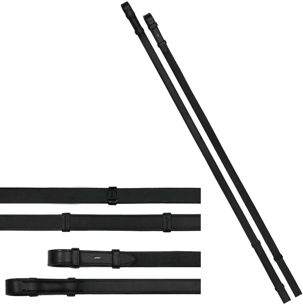 Plain Bridle reins with Leather Stops