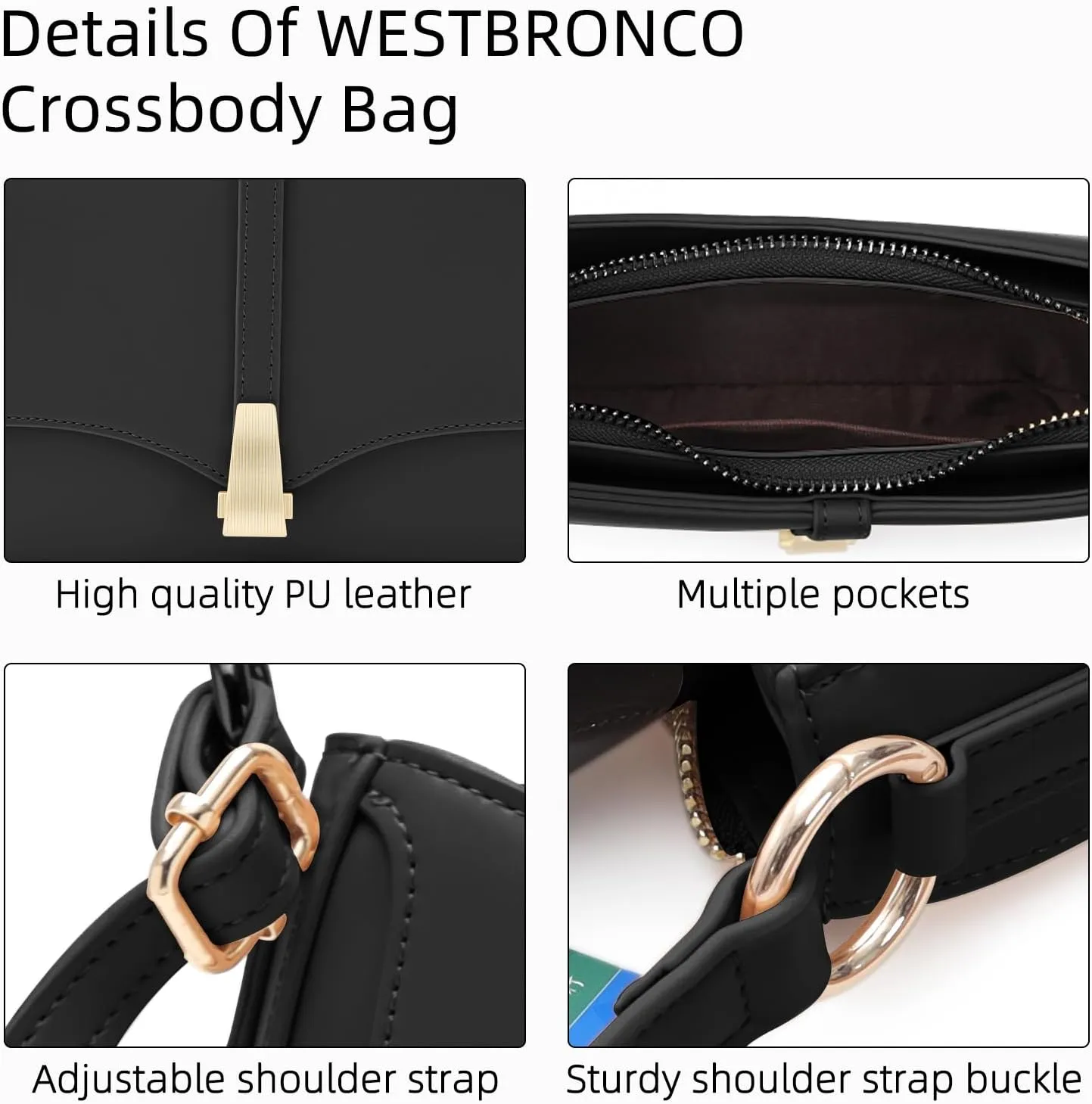 Prettyzys Crescent Shoulder Bag for Women, Vintage Retro Vegan Leather Clutch Tote Handbags Crossbody Bags Handbag for Women