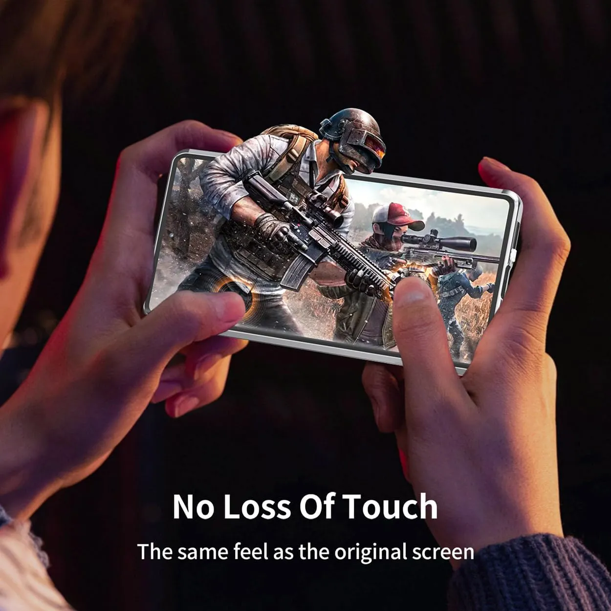 QUIETIP Case Compatible with Sony Xperia 1 VI 5G,Magnetic Body Metal Frame Double Sided Clear Tempered Glass Cover,Silver