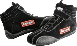 RaceQuip® 30500125RQP 305 Euro Carbon L Driving Shoes SFI 3.3/5 Black Size 12.5