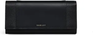 RADLEY London Regents Row Women's Large Leather Flapover Wallet, Black