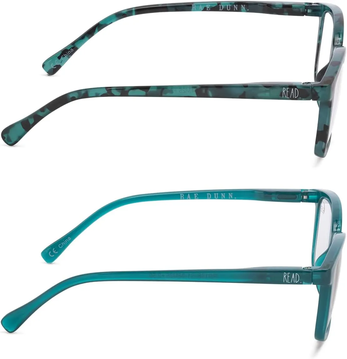 Rae Dunn "NALA Blue Light Blocking Reading Glasses - 2 Pack w/READ MORE Signature Font Hard Case