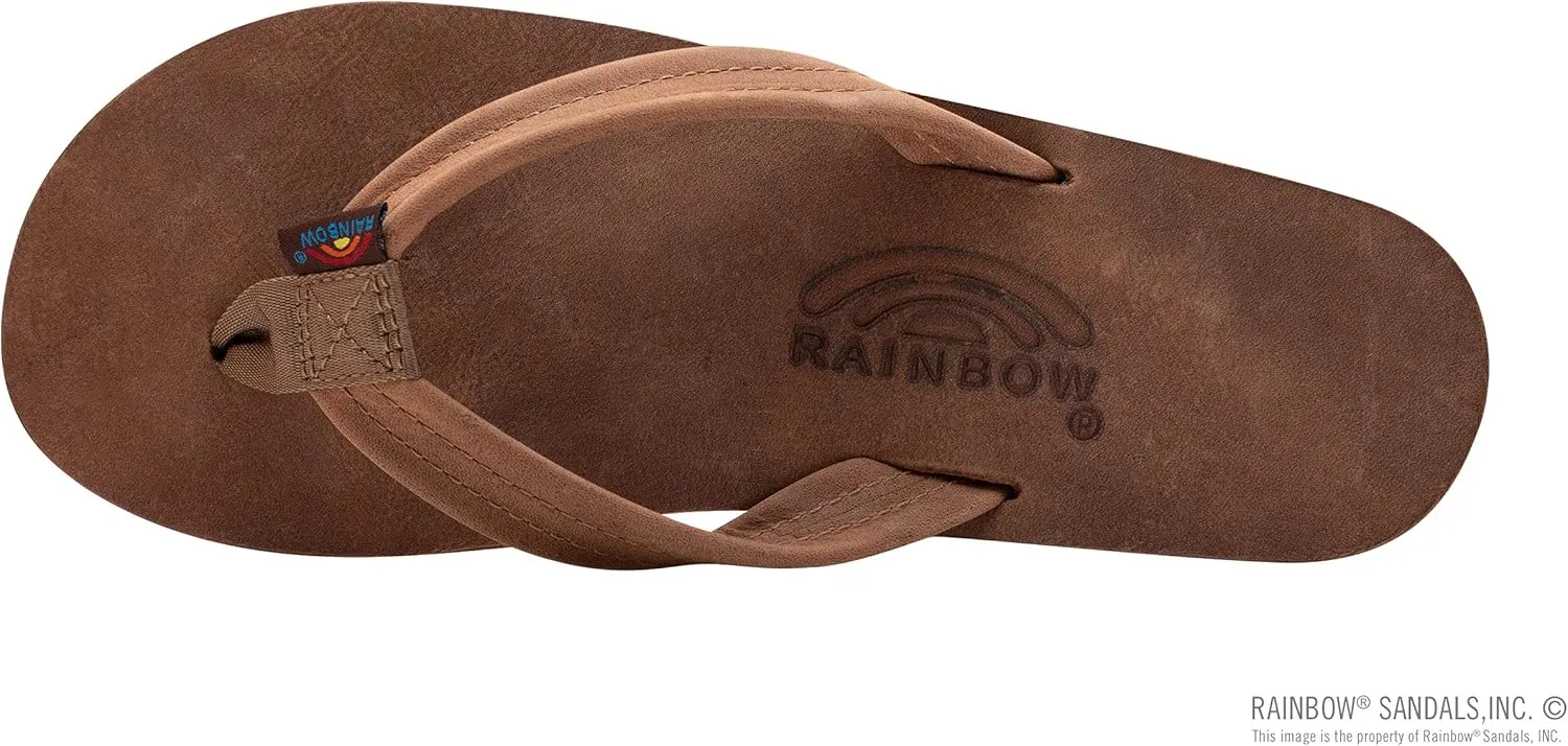 Rainbow Sandals Ladies Luxury Leather - Double Layer Arch Support with 3/4" Medium Straps