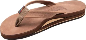 Rainbow Sandals Ladies Luxury Leather - Double Layer Arch Support with 3/4" Medium Straps