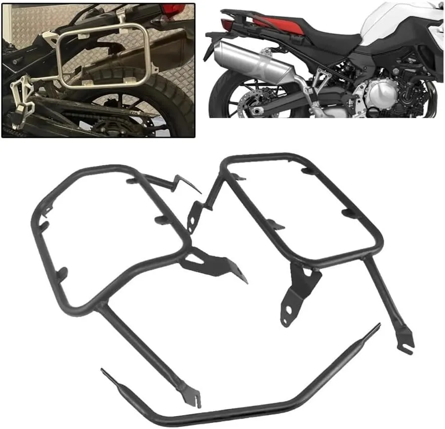 Rear Racks Motorbikes Motorcycle Side Panniers Rack Frame for F750GS for F850GS for F750 for F850 2018-2021 2022 2023 Saddlebag Bracket Pannier