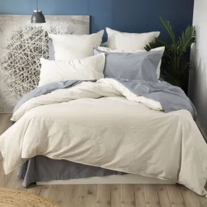 Renee Taylor Yarn Dyed Vintage Washed Cotton Quilt Cover Set - Emily