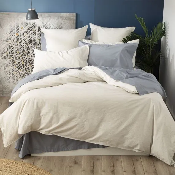 Renee Taylor Yarn Dyed Vintage Washed Cotton Quilt Cover Set - Emily