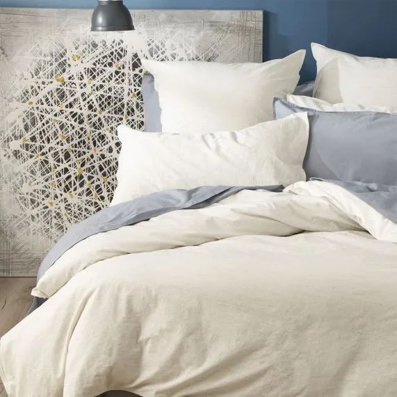 Renee Taylor Yarn Dyed Vintage Washed Cotton Quilt Cover Set - Emily