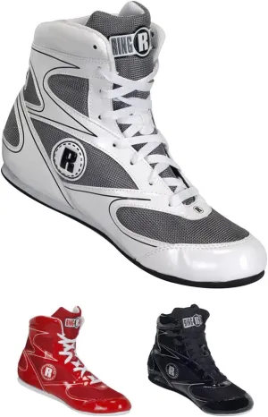 Ringside Undefeated Boxing Shoes, Synthetic Leather Shoes for Men and Women, Lightweight, High-Top Ankle Shoes for Boxing, Workout, Training, and Competition, Available in Different Sizes (2-13)