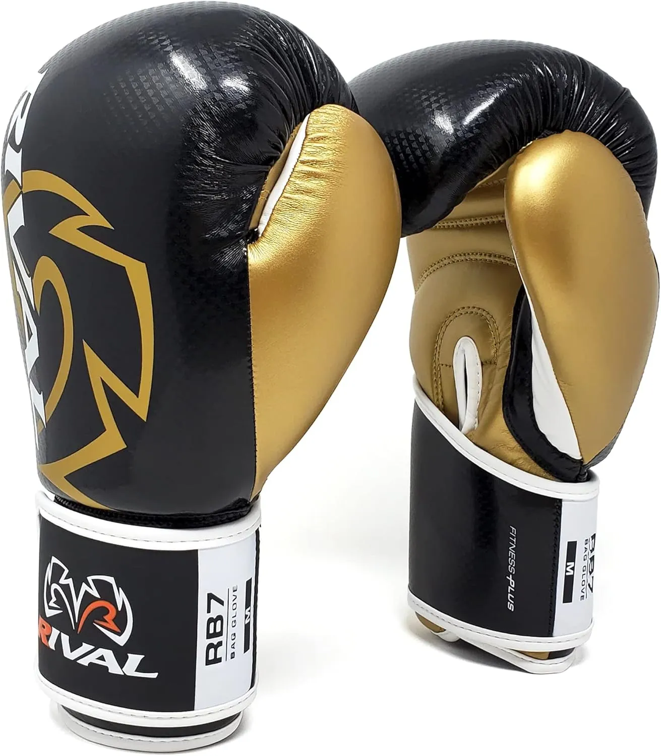 RIVAL Boxing RB7 Fitness Plus Bag Gloves, Ergo Strap System and High-Density Layered Padding for Heavy Bag and Mitt Work