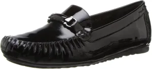 Rose Petals Women's Elm, Black Patent, 12 XW US