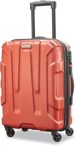 Samsonite Centric Hardside Expandable Luggage with Spinner Wheels, Burnt Orange, Carry-On 20-Inch