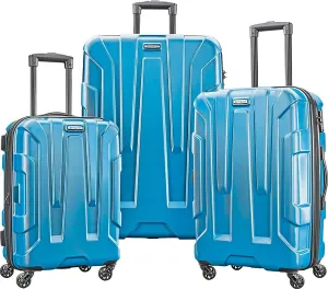 Samsonite Centric Hardside Expandable Luggage with Spinner Wheels, Caribbean Blue, 3-Piece Set (20/24/28)