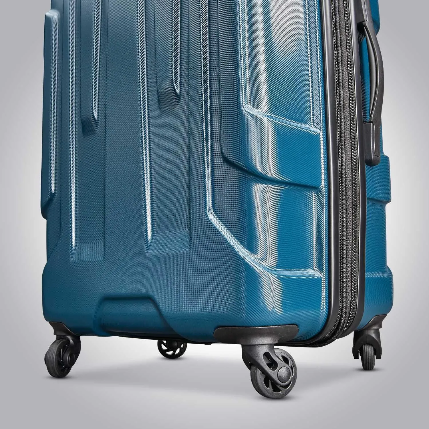 Samsonite Centric Hardside Expandable Luggage with Spinner Wheels, Teal, Checked-Large 28-Inch
