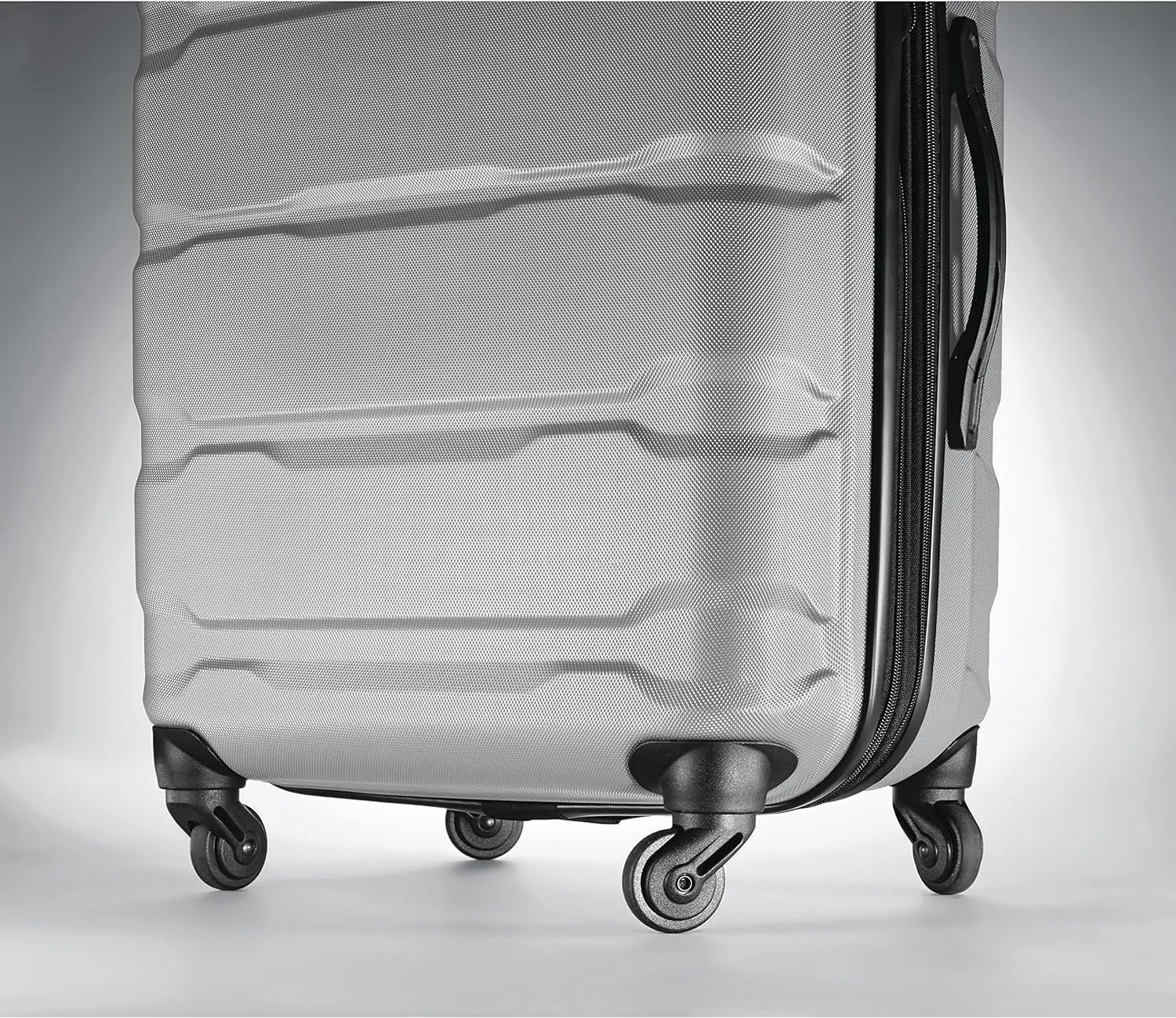 Samsonite Omni PC Hardside Expandable Luggage with Spinner Wheels, Silver, Carry-On 20-Inch