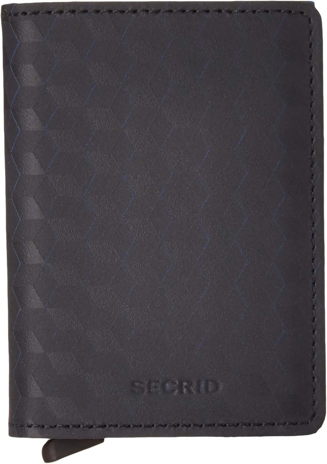 SECRID Slim Wallet Optical Black Leather Wallet