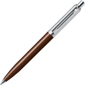 Sheaffer Sentinel, Coffee Bean Resin Barrel, Chrome Cap, Nickel Plate Trim, Ballpoint (E23212551)
