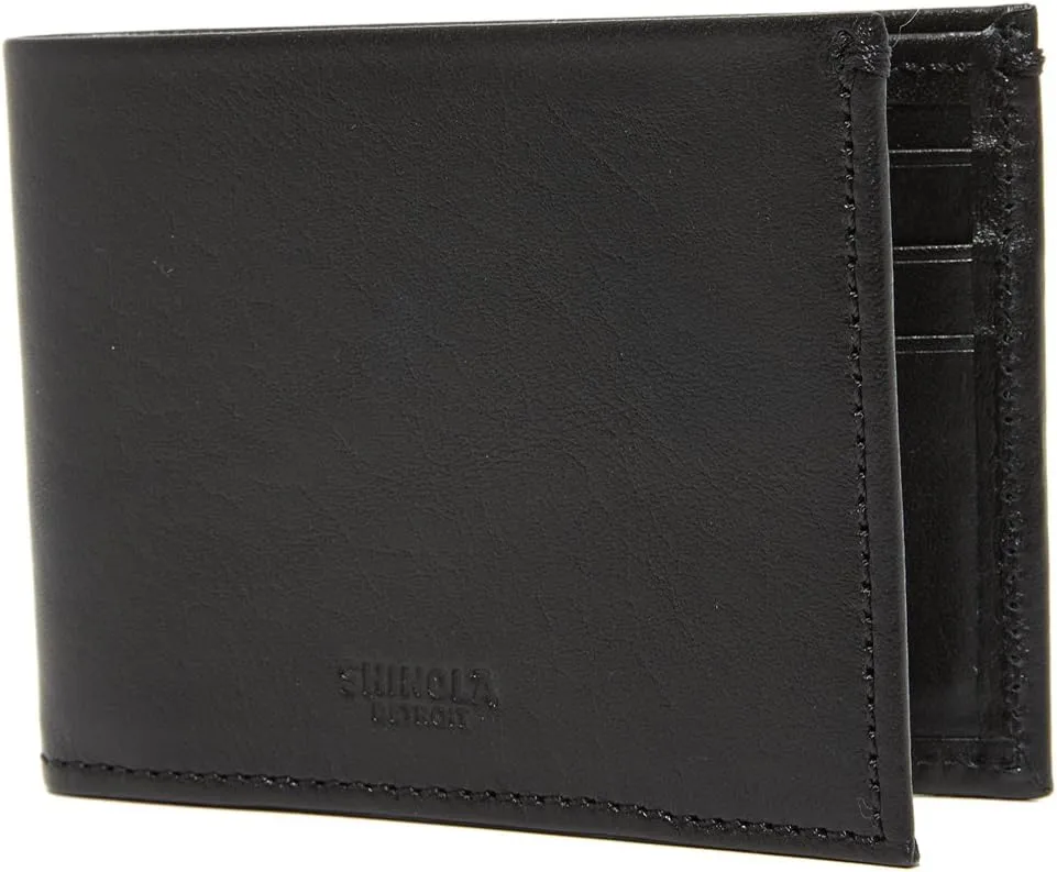 Shinola Men's Leather Bifold Wallet