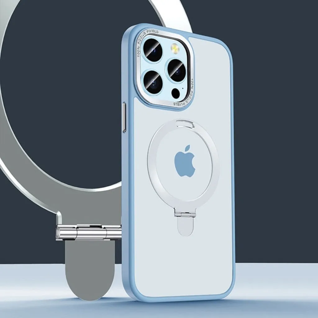 Shockproof Magsafe Kickstand Ring Holder Case For iPhone