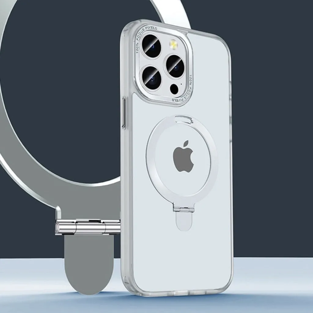 Shockproof Magsafe Kickstand Ring Holder Case For iPhone