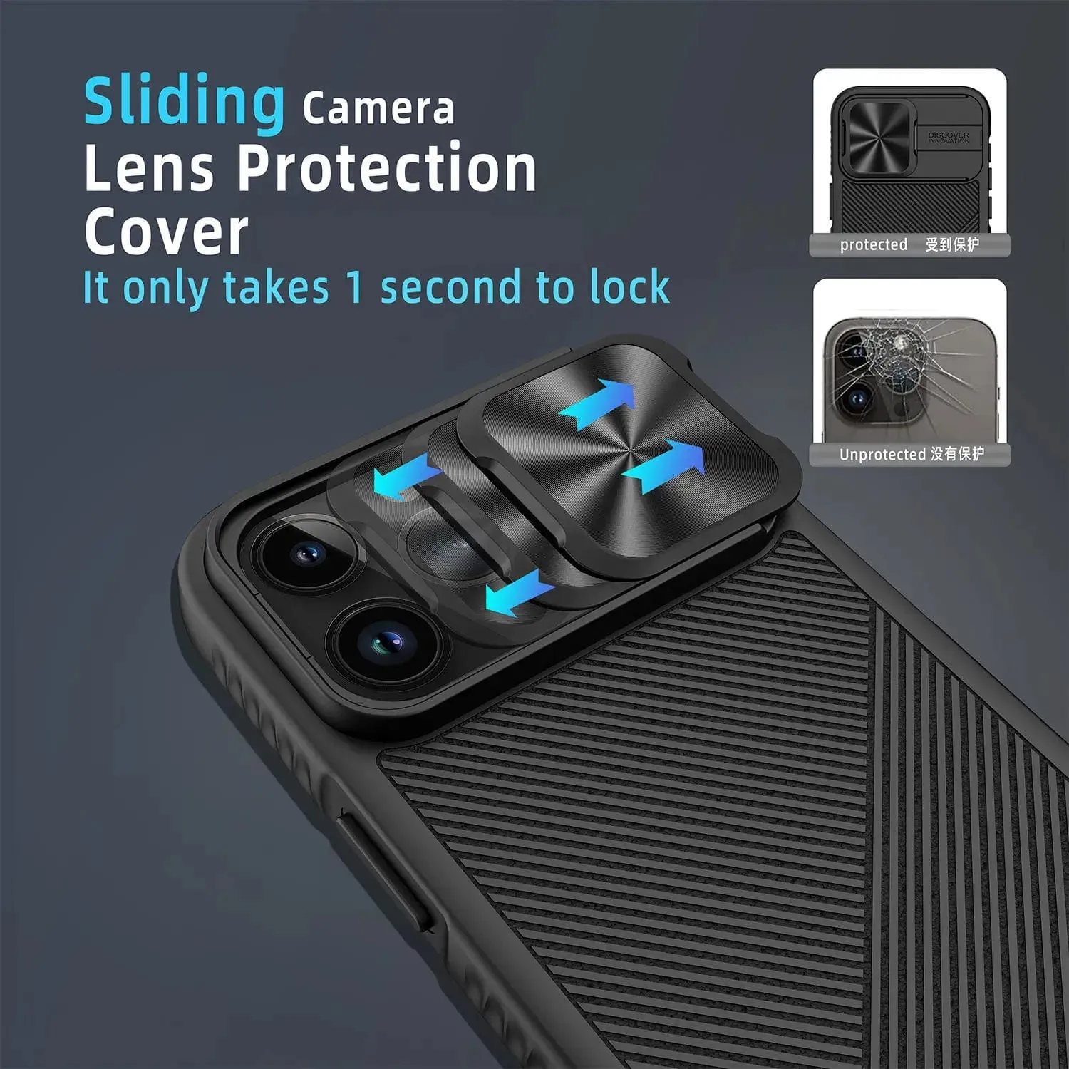 Shockproof Phone Case With Magnetic Charging