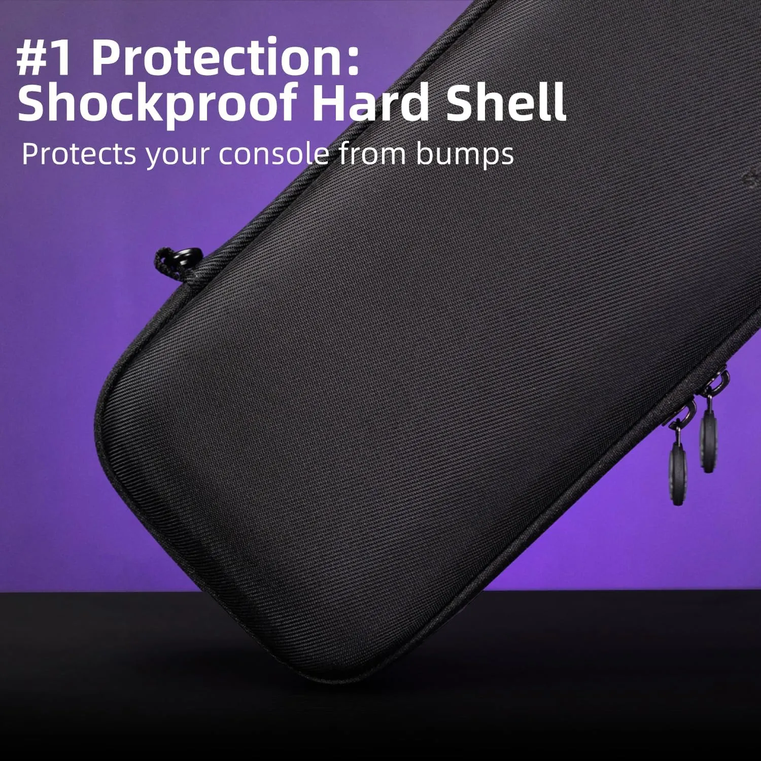 Skull & Co. EDC Case: Slim Carrying Case for Steam Deck- Black