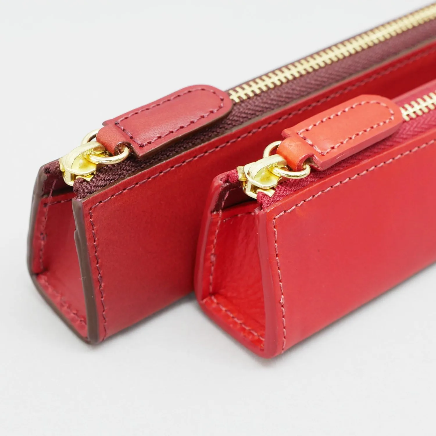 Slip-On Rio Zipper Pen Case Series (5 Sizes) Leather