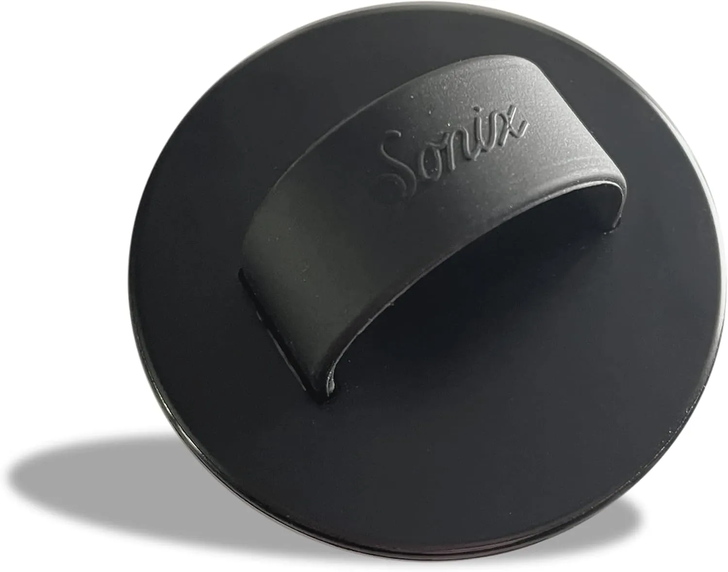 Sonix Magnetic Phone Grip, MagSafe Silicone Ring Loop Grip - Detachable Holder for Hand, Soft MagSafe Grip | Matte Black