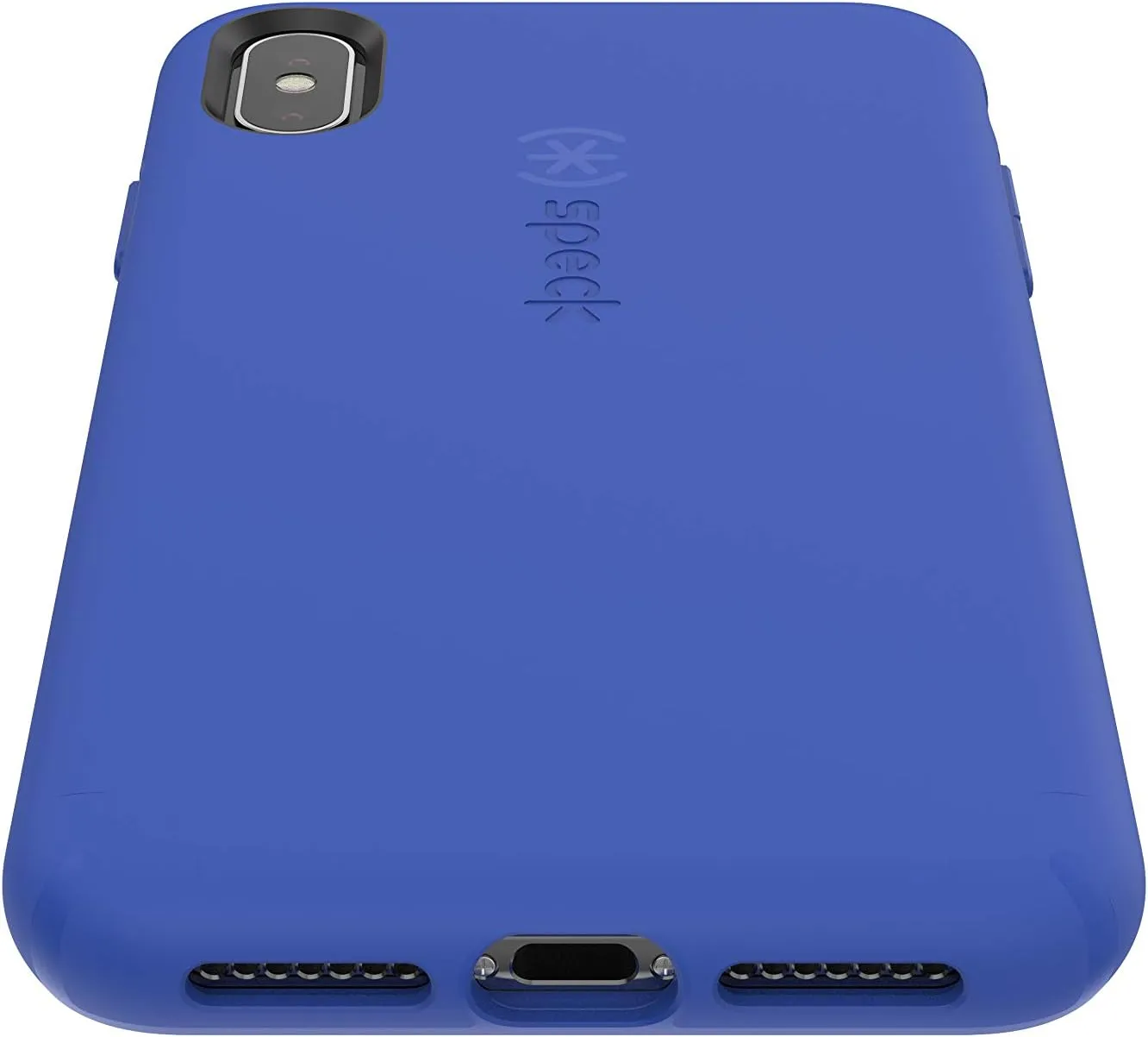 Speck Products CandyShell Fit iPhone Xs Max Case, Blueberry Blue/Blueberry Blue