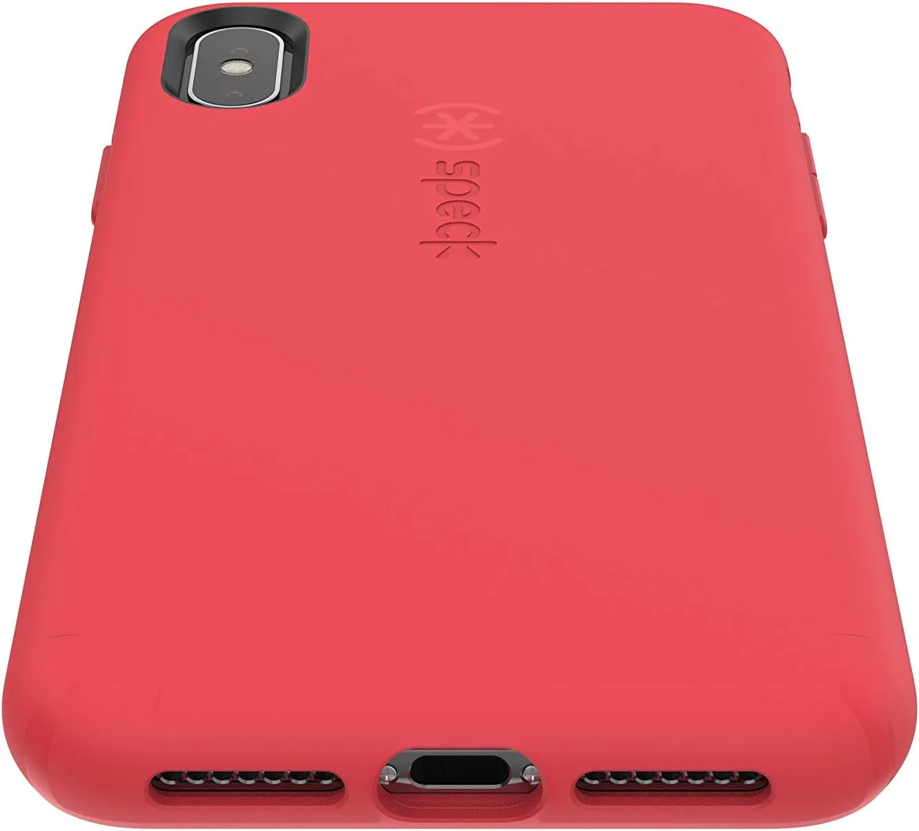 Speck Products CandyShell Fit iPhone Xs Max Case, Mercury Red/Mercury Red