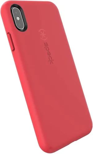 Speck Products CandyShell Fit iPhone Xs Max Case, Mercury Red/Mercury Red