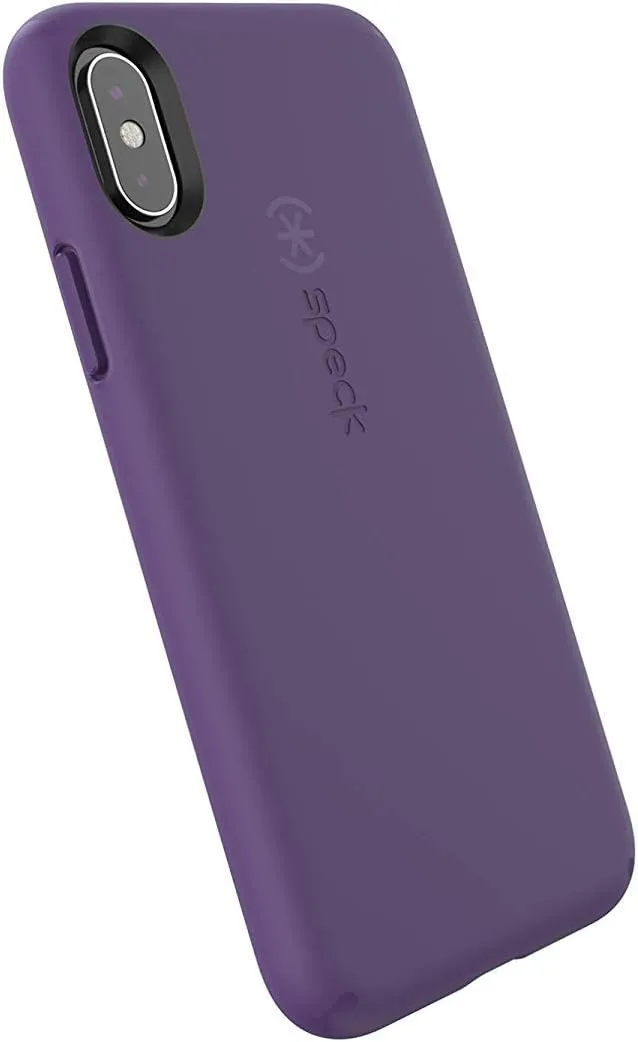 Speck Products CandyShell Fit iPhone Xs/iPhone X Case, Pennant Purple/Pennant Purple
