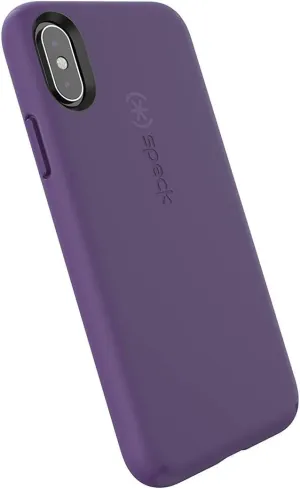 Speck Products CandyShell Fit iPhone Xs/iPhone X Case, Pennant Purple/Pennant Purple
