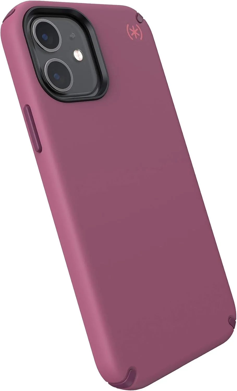 Speck Products Presidio2 PRO iPhone 12, iPhone 12 Pro Case, Lush Burgundy/Azalea Burgundy/Royal Pink