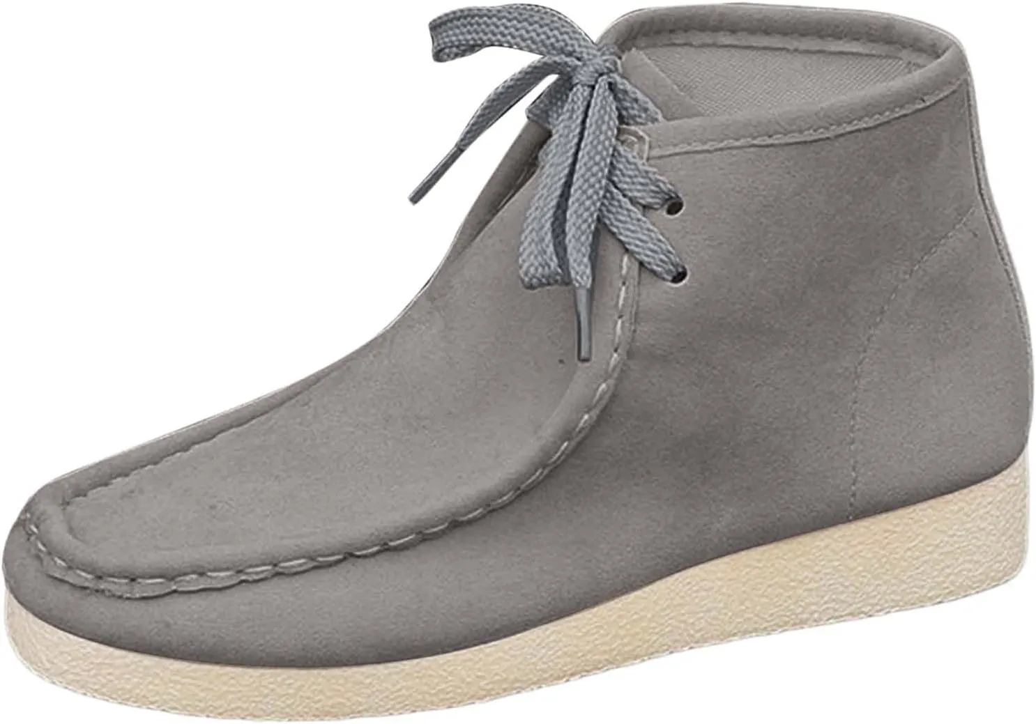 Suede Chukka Boots Women Casual Moccasin Boots Wallabee Boot Shoes Comfort Lightweight Desert Boots Kickers Shoes