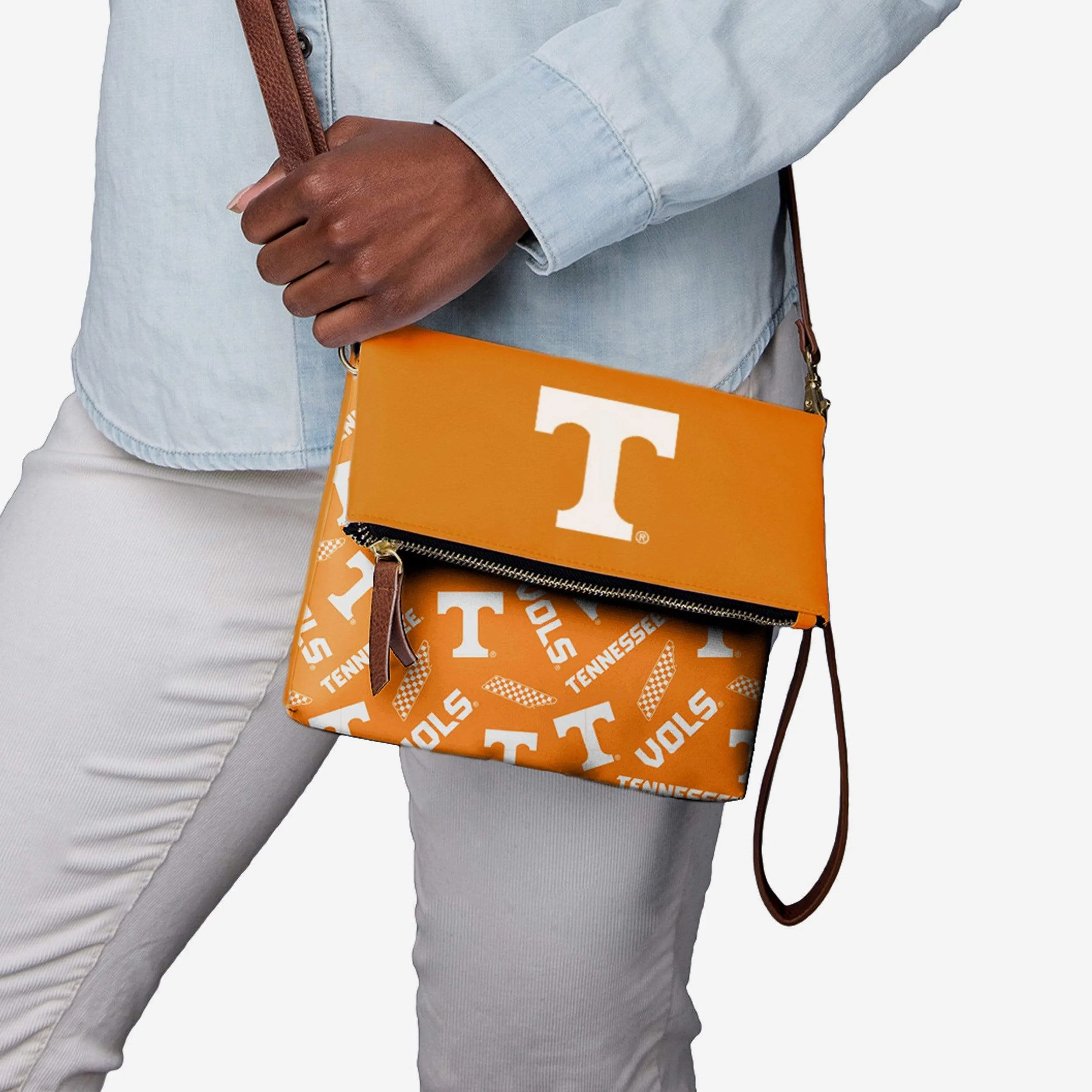 Tennessee Volunteers Printed Collection Foldover Tote Bag