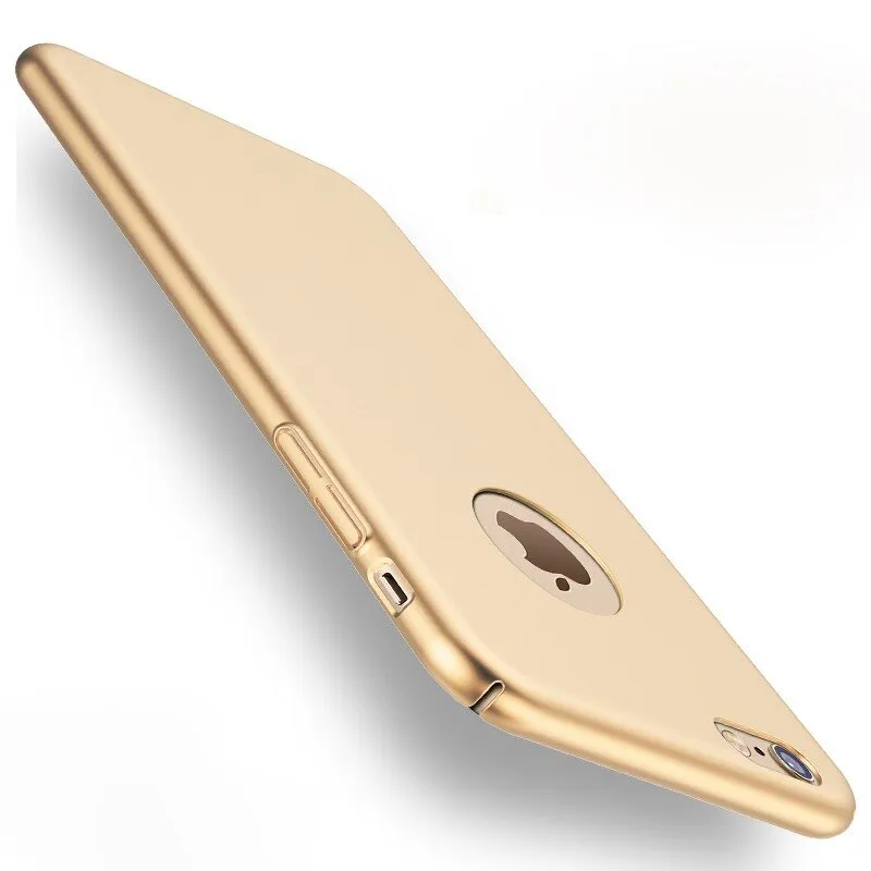 Thin Hard Protect Case 360?? All-inclusive PC Back Cover Bumper for iPhone 7 Plus Sliky BlackQSK0