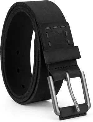 Timberland PRO Men's 40mm Workwear Work Belt Leather Belt, Black/Pull Up, 50
